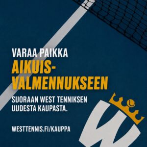 Aikuisten kauden 2026-2027 vapaat valmennuspaikat